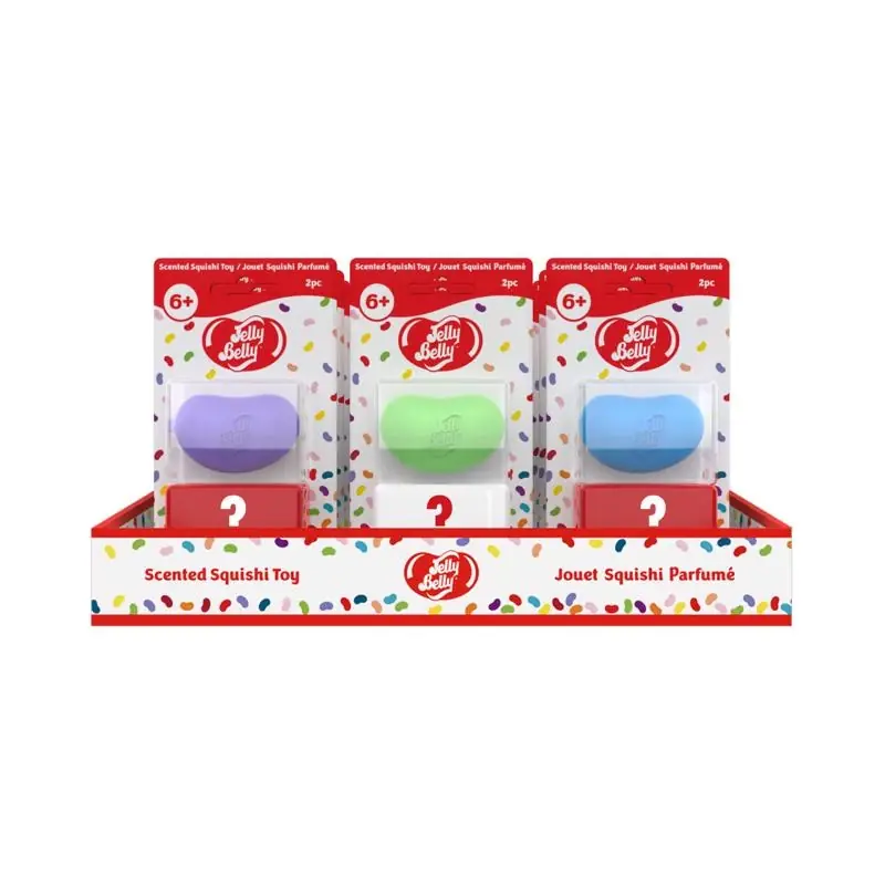 Jelly Belly Squishy Bean Assorted Toy 2 Piece Set For Ages 6+