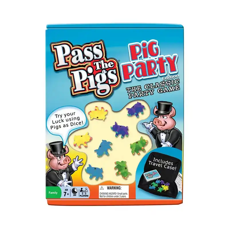 Pass The Pigs Party Edition Game By Winning Moves - Fun For All Ages