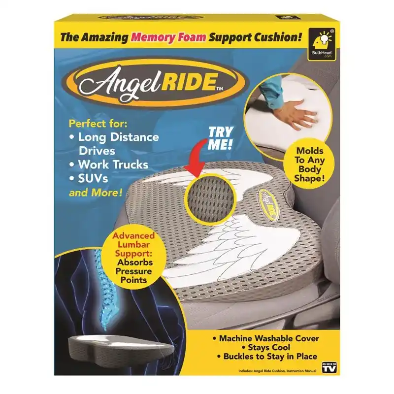 Angel Ride Bulbhead Memory Foam Support Cushion 1 Pk