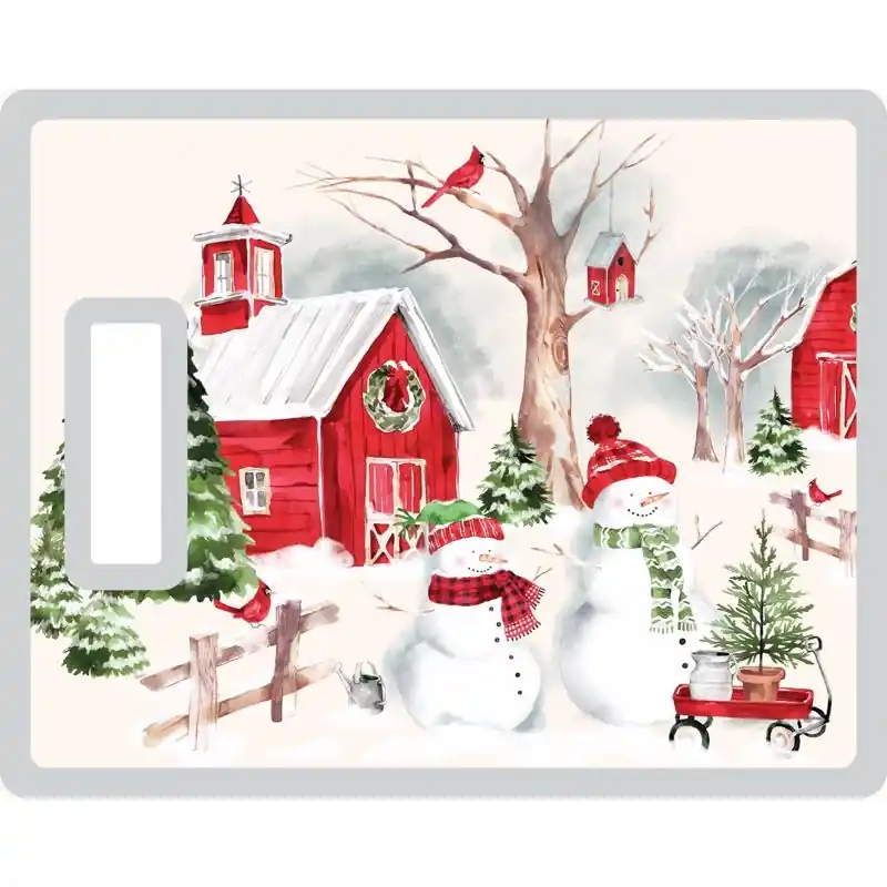 Gia‘s Kitchen Snowman Cutting Board Table Decor, 12.85 X 6.95 X 16 Inches