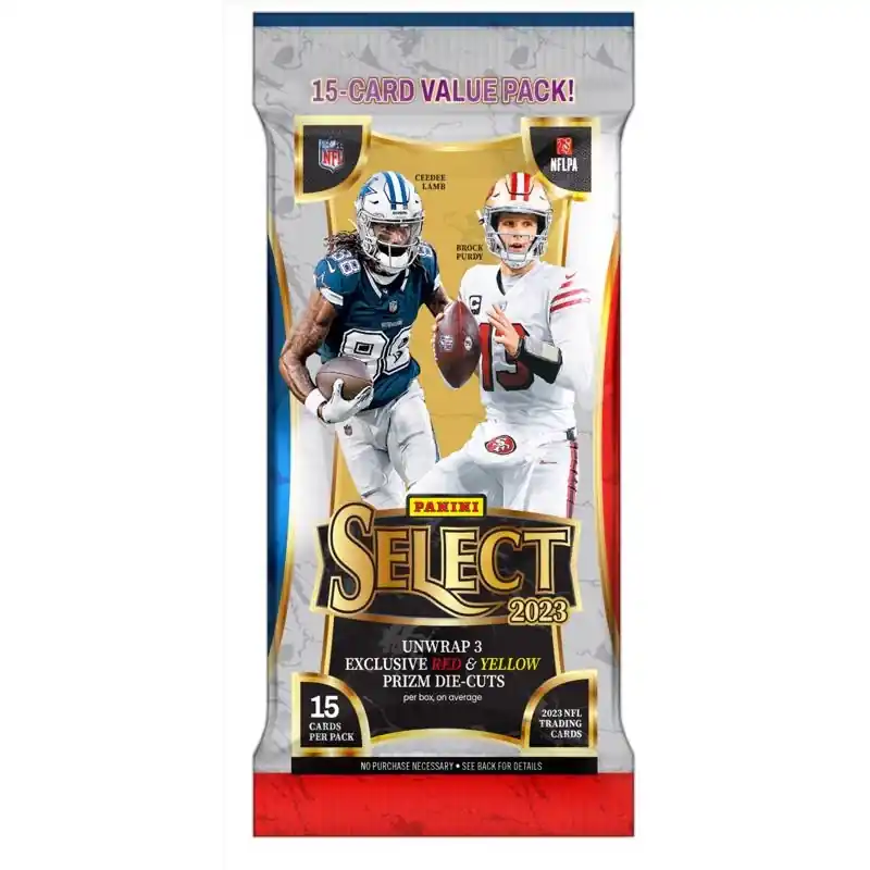 Panini NFL 2023 Select Fat Pack Trading Cards