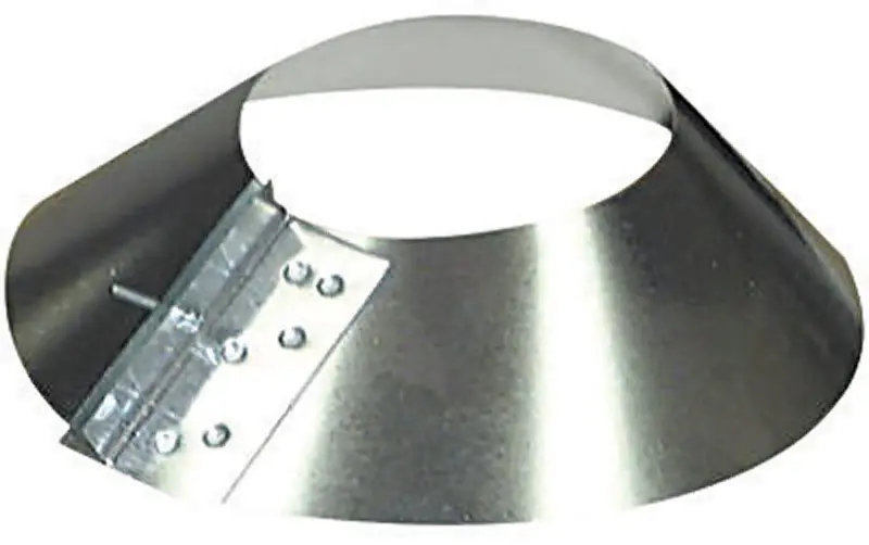 Storm Collar, Galvanized, 3 In.