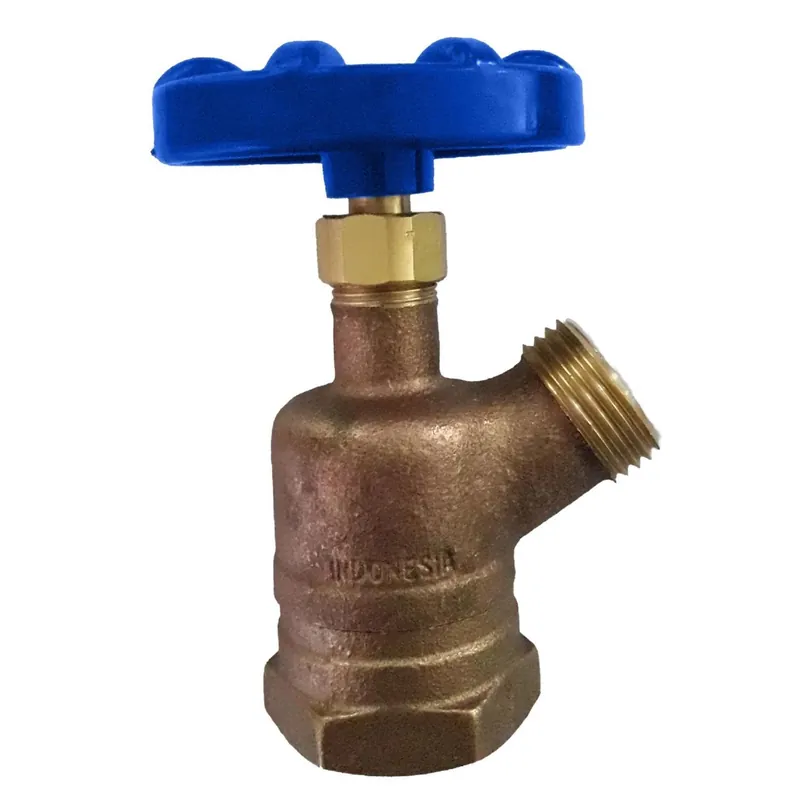 Homewerks 3/4 Inch Fip X 3/4 Inch Mht Brass Garden Valve Inverted Nose