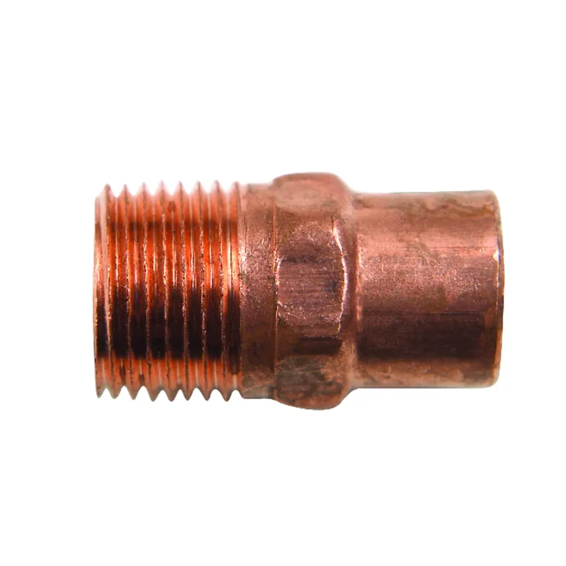 NIBCO 3/4 In. Copper X 3/4 In. D MPT Copper Street Adapter 1 Pk