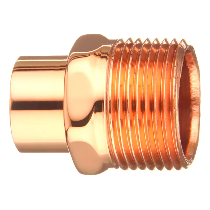 NIBCO 1/2 In. Copper X 1/2 In. D MPT Copper Street Adapter 1 Pk