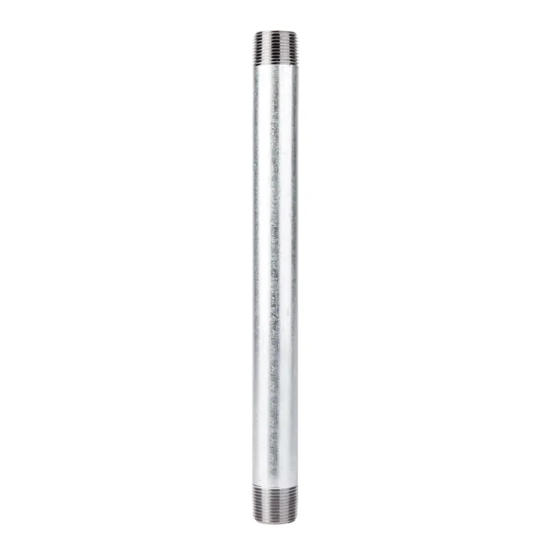 3/4 In. Mip Galvanized Steel Nipple 11 In. Long For Plumbing Applications