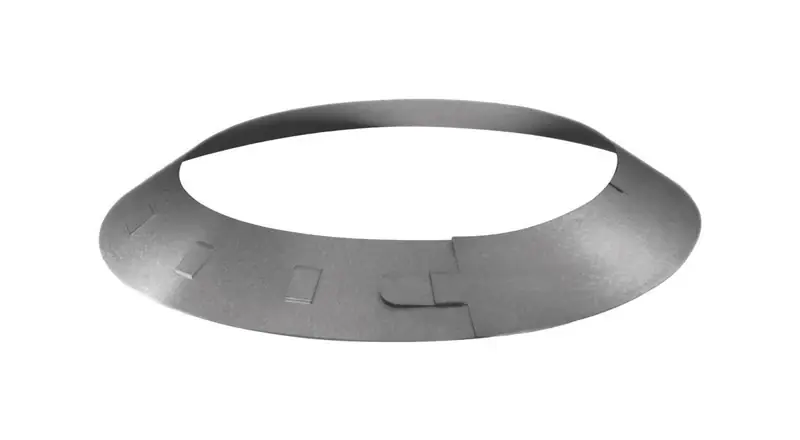 Duraplus 6 In. Diameter 28 Ga. Galvanized Steel Storm Collar