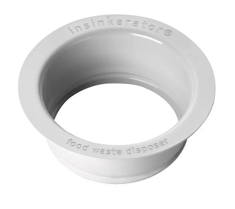 Waste Disposer Sink Flange, White
