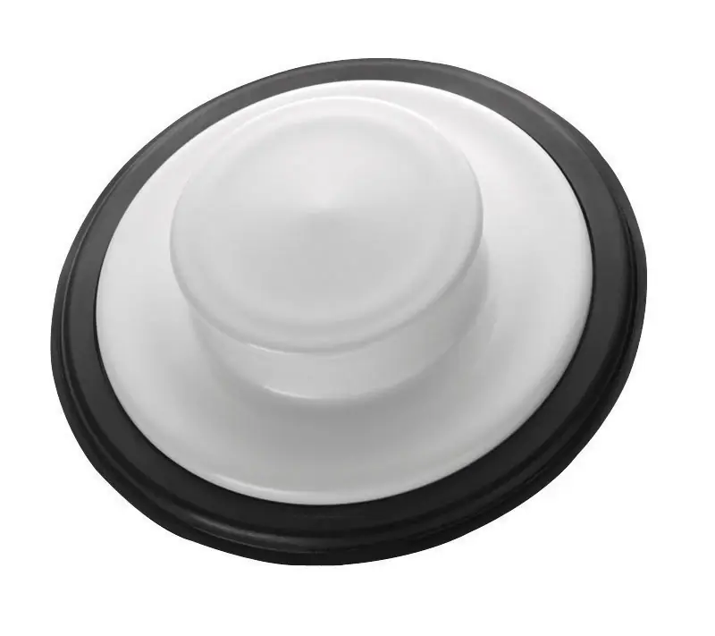 Garbage Disposal Sink Stopper, White