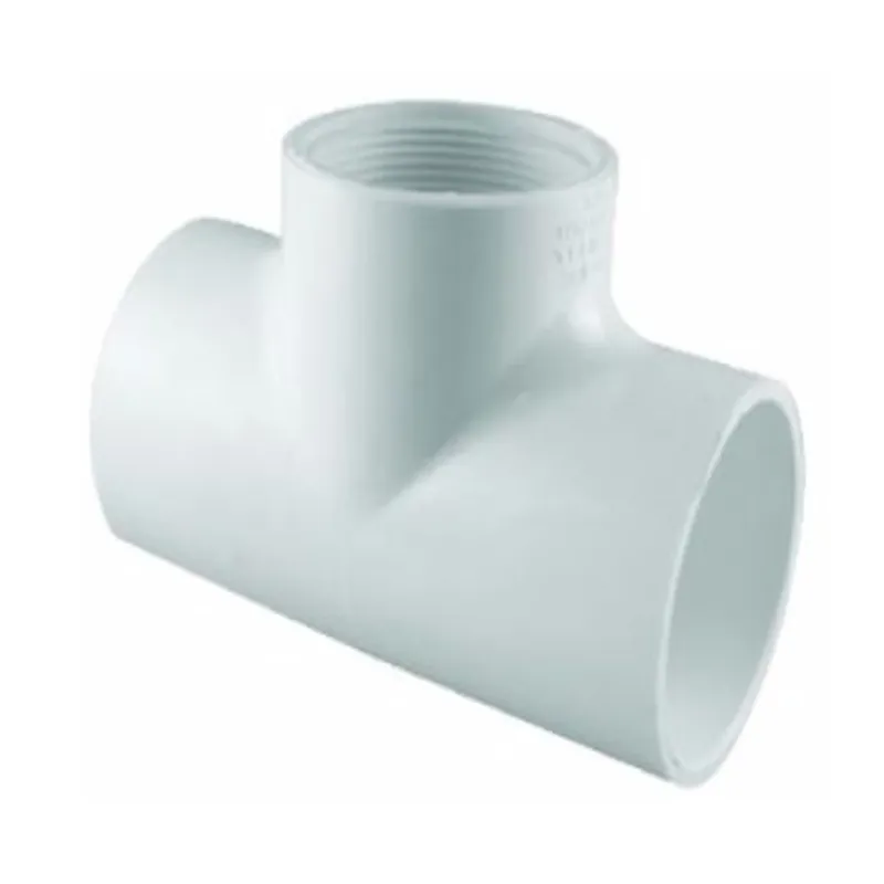 Charlotte Pipe Schedule 40 1-1/2 In. Slip X 1-1/2 In. D Slip PVC Tee 1 Pk