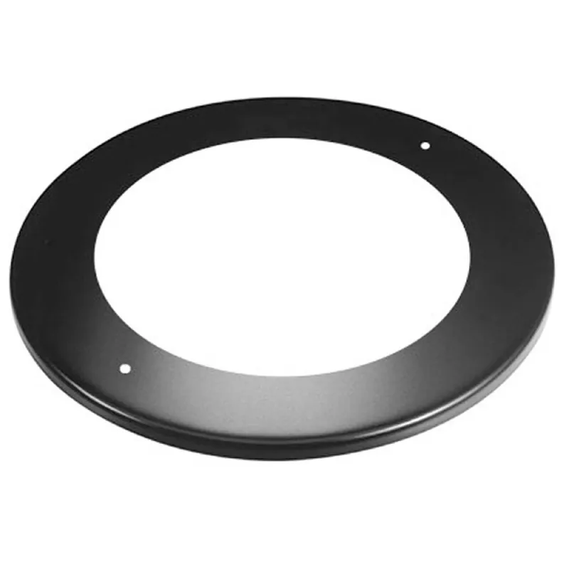 Durablack 6 In. Diameter 24 Gauge Galvanized Steel Stove Pipe Trim Collar