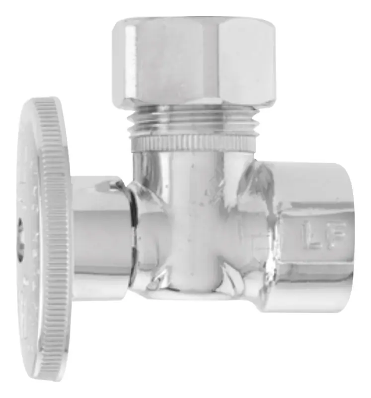 1/2 In. Fip X 7/16 In. Compression Brass Angle Valve Model 2050pclf