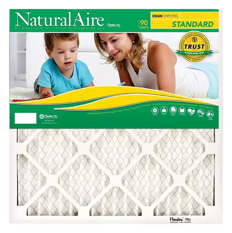NaturalAire 19 In. W X 27 In. H X 1 In. Synthetic 8 MERV Pleated Air Filter 1 Pk