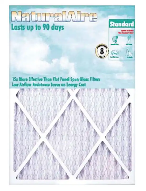 NaturalAire 10 In. W X 36 In. H X 1 In. 8 MERV Pleated Air Filter 1 Pk