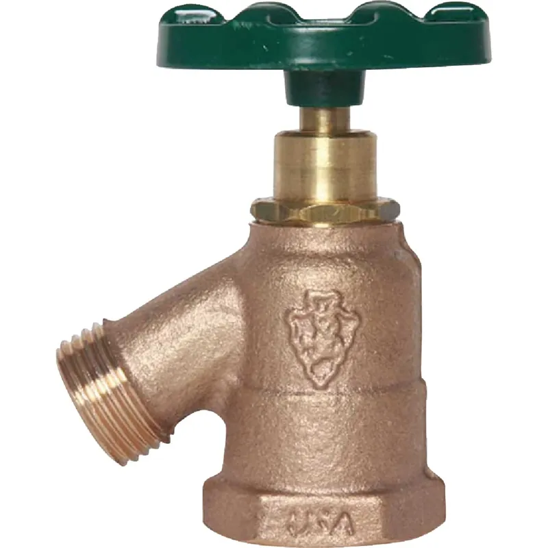 Garden Valve, Lead-Free, 1 In. FPT X 3/4 In. Hose Thread