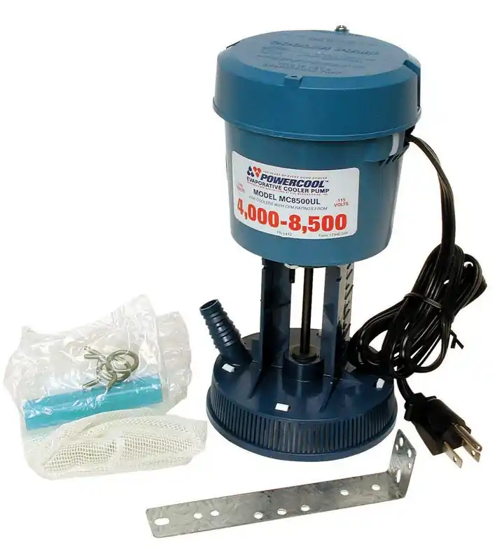 8-1/2 In. H X 4-3/16 In. W Orange Plastic Evaporative Cooler Pump Model Mc8500-2ul