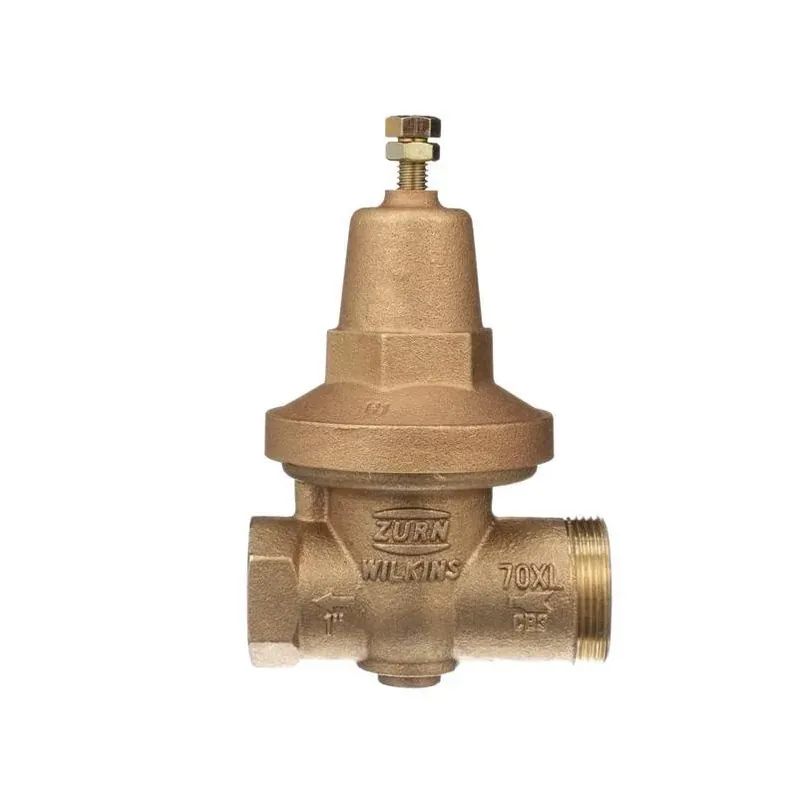 Zurn 1‑in FNPT Bronze Water Pressure Reducing Valve – Lead‑Free, 300 psi Max, 140 °F Rated