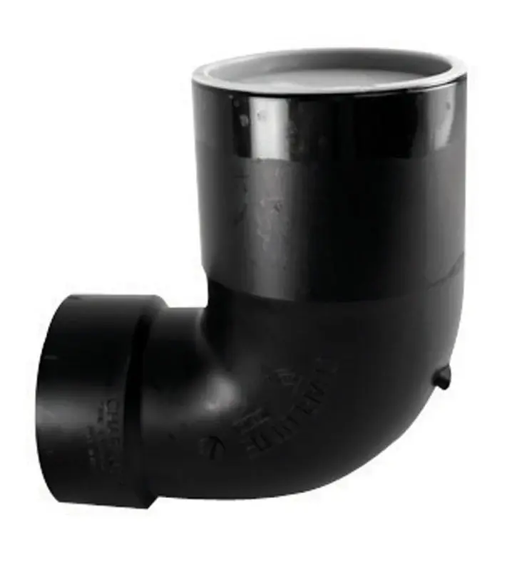 4 In. Hub X 3 In. Dia. Spigot Abs Elbow - Schedule 40
