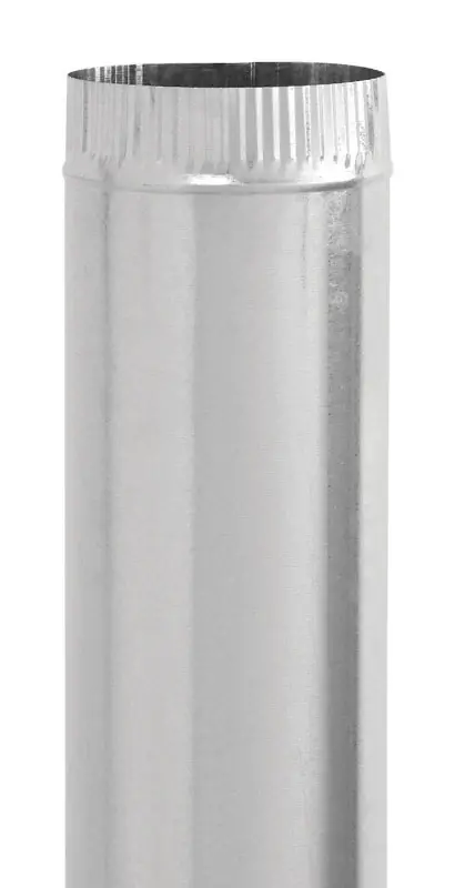6 Inch Diameter X 30 Inch Length Galvanized Steel Furnace Pipe