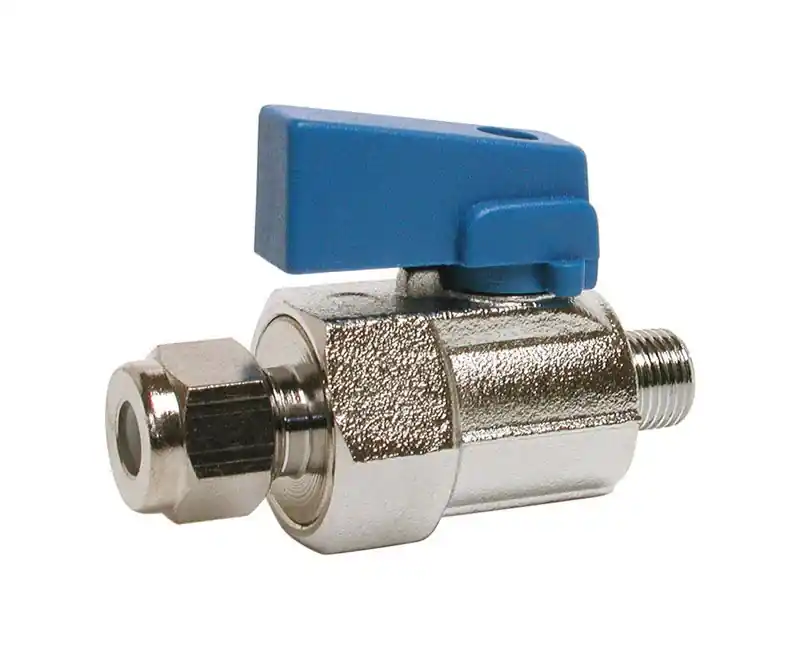 1/4 In. H X 1/8 In. W Brass Stainless Steel Ball Valve Model 9426