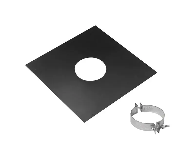 Pellet Pipe Vent Support, 4 In.