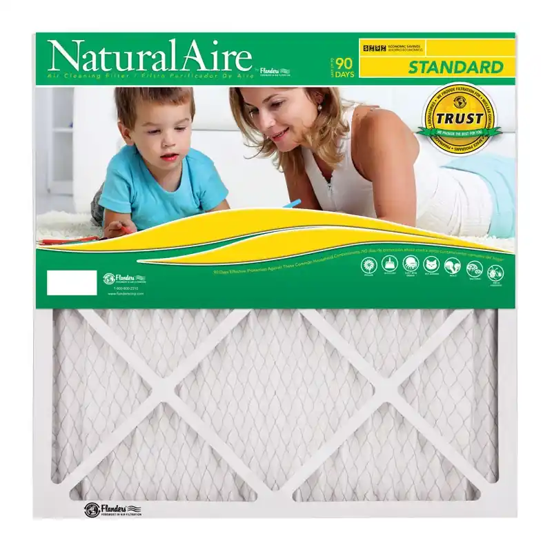 NaturalAire 8 In. W X 8 In. H X 1 In. Synthetic 8 MERV Pleated Air Filter 1 Pk