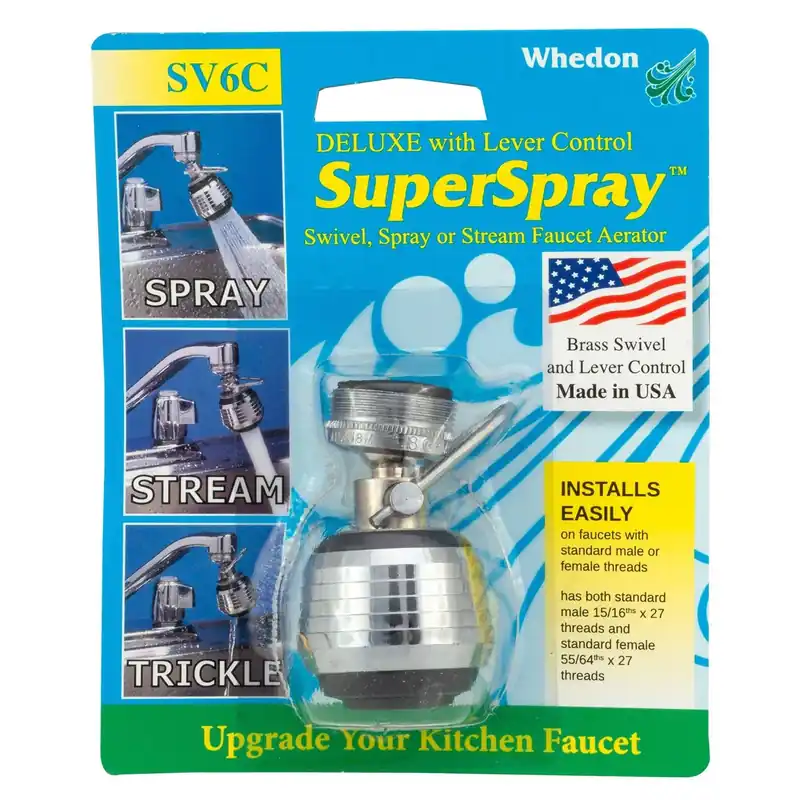 Deluxe SuperSpray Spray & Stream Aerator, 1.8-GPM