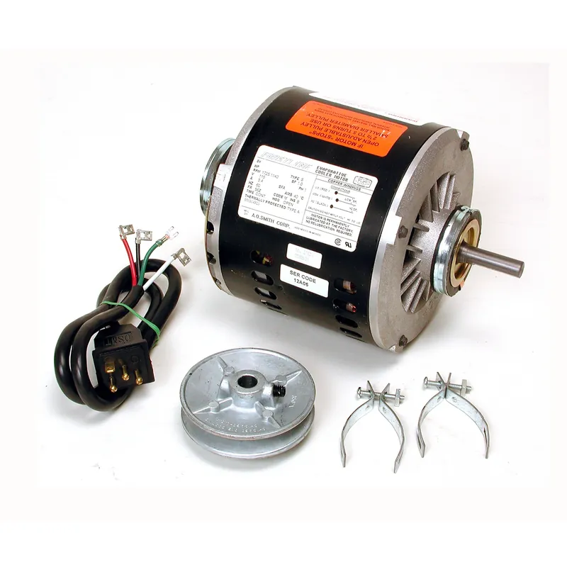 Black Metal Evaporative Cooler Motor Kit 1 Hp 2 Speed Model 2393