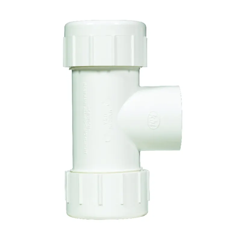 Homewerks Schedule 40 1-1/2 In. Compression X 1-1/2 In. D Compression PVC Tee 1 Pk