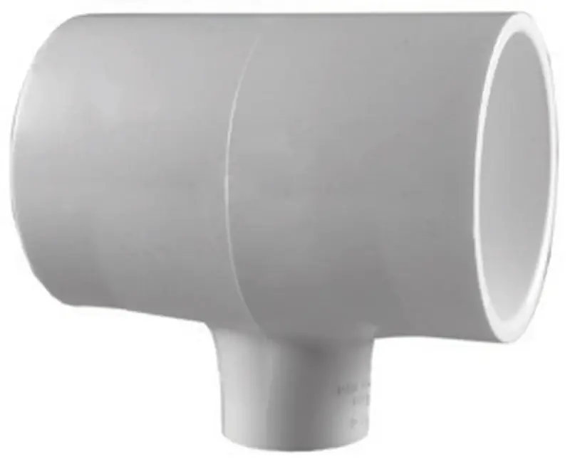 Charlotte Pipe Schedule 40 1-1/4 In. Slip X 1-1/4 In. D Slip PVC Reducing Tee 1 Pk