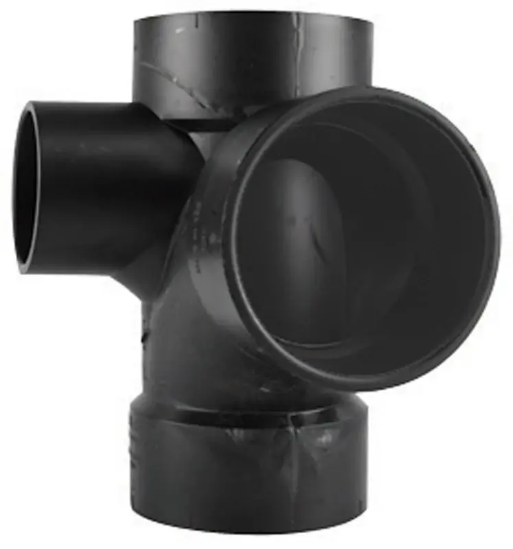 3 In. Hub X 3 In. D Hub Abs Sanitary Street Tee