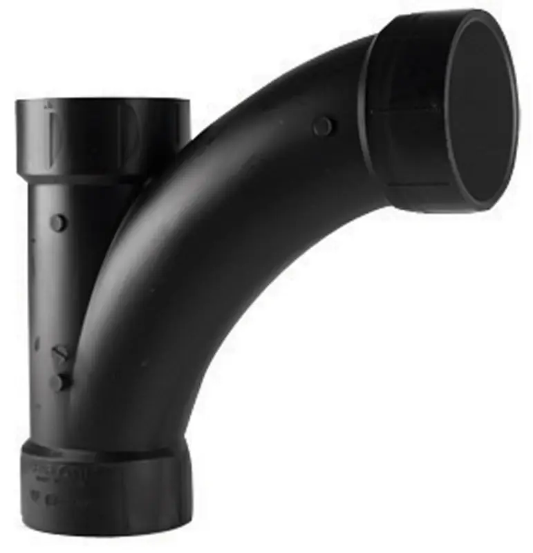 Charlotte Pipe 4 In. Hub X 4 In. D Hub ABS Wye