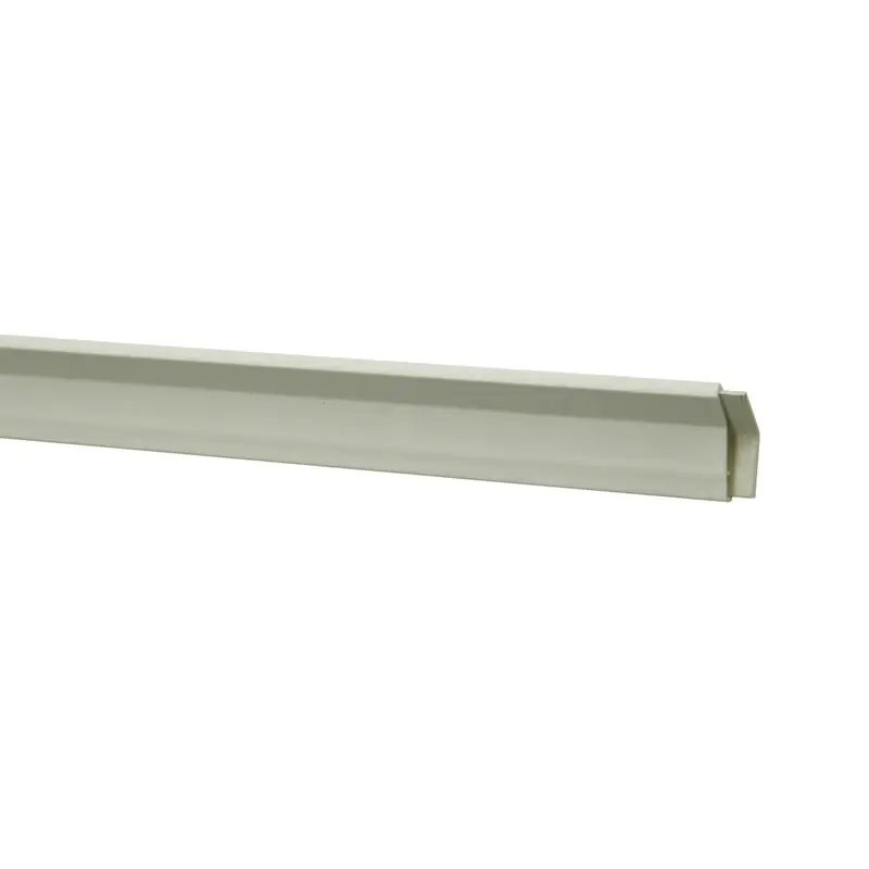 Easy Track 1-1/2 In. H X 1/8 In. W X 35 In. L Plastic Hang Rail Cover