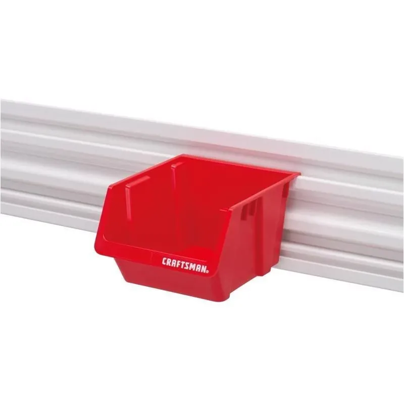 Craftsman VersaTrack Red Plastic Small Parts Organizer – 5.5" X 4.7" (2‑Pack)