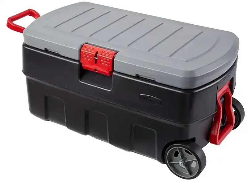 Actionpacker Lockable Storage Box, 35 Gallon, 36 In L X 19 In W X 17 In H