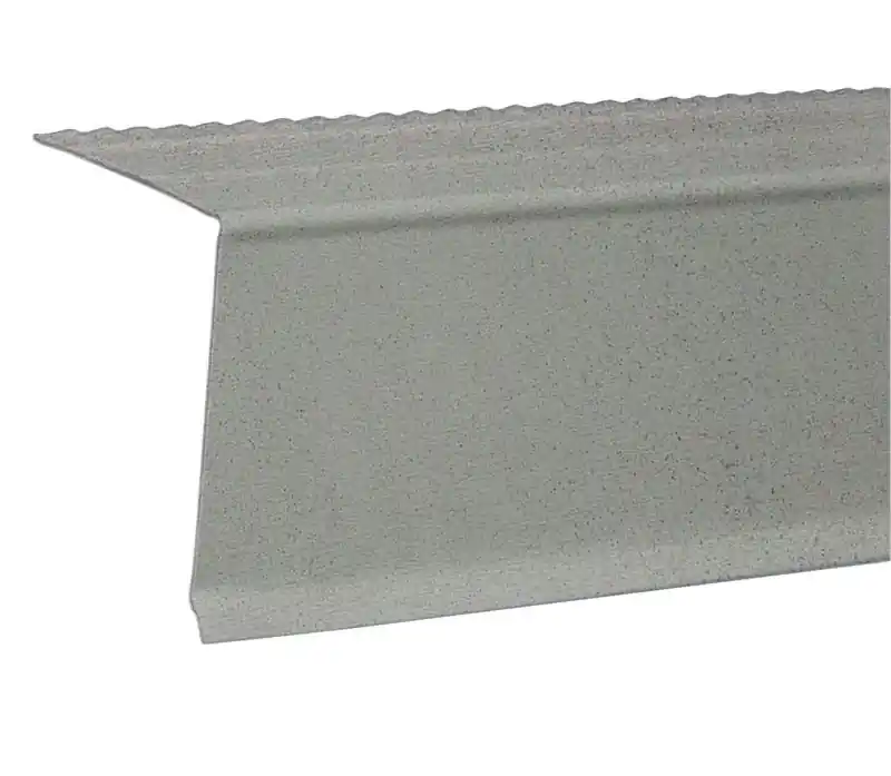 Commercial Drip Edge, Galvanized Mill Finish, 2 X 2 In. X 10 Ft.