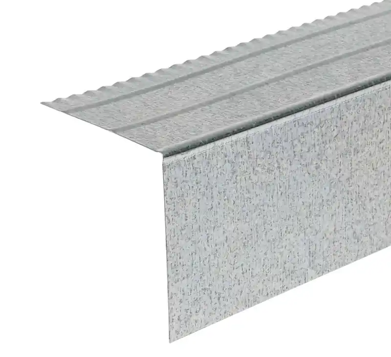 3 In. X 2 In. X 10 Ft. D5 Galvanized Roof Edge
