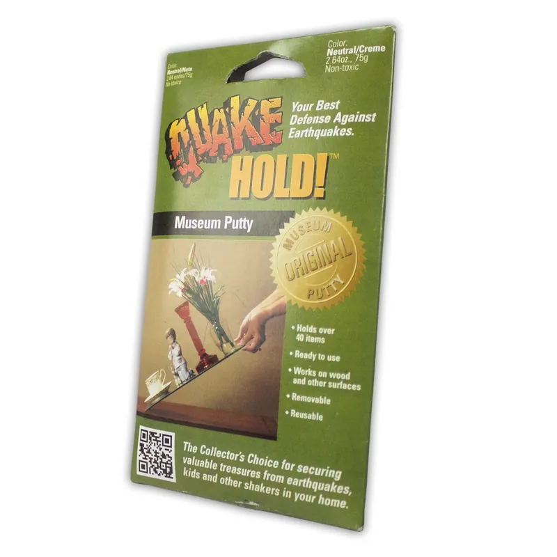Quake Hold Ready America Matte Cream/Neutral Removable Museum Putty 1 Lb 1 Pk