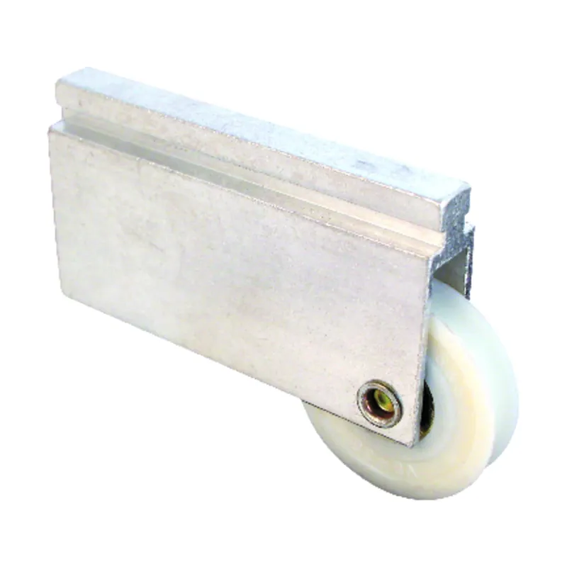 Prime-Line 1-1/2 In. D X 1.69 In. L Nylon/Steel Mirror Door Bottom Roller 1 Pk
