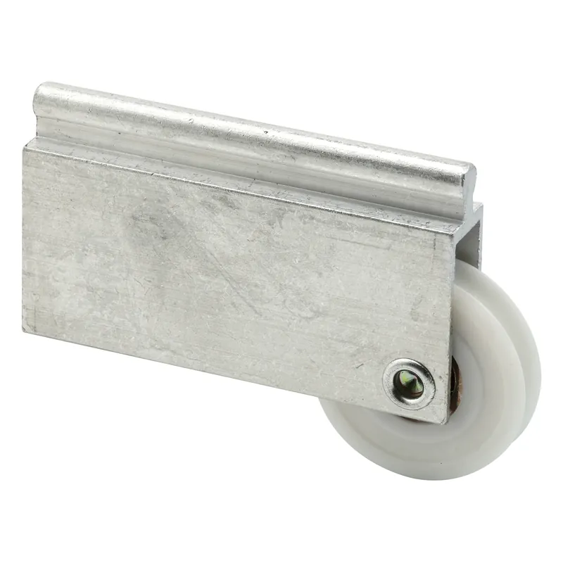 Prime-Line 1-1/2 In. D X 1.75 In. L Aluminum/Nylon Mirror Door Roller Assembly 1 Pk