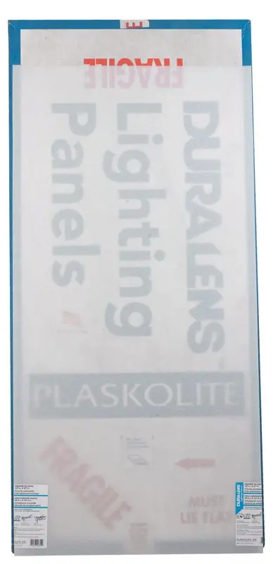 Cracked Ice Ceiling Light Panels 24-in X 48-in, 7.85-sq Ft, Model 1430084a