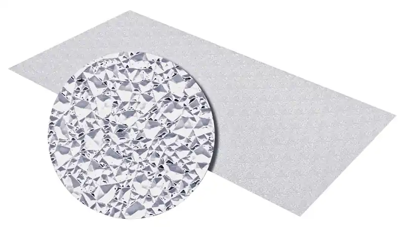 Duralens 2 Ft. X 4 Ft. Clear Cracked Ice Acrylic Light Panel