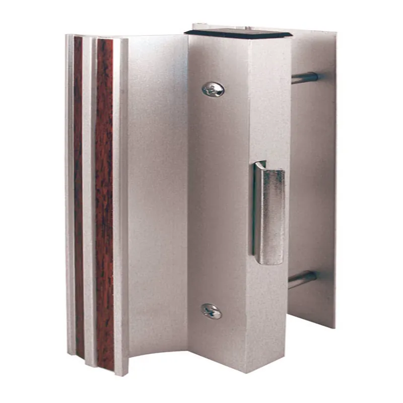 Wood Tone Aluminum Outdoor Patio Door Handle Set - Model 14399