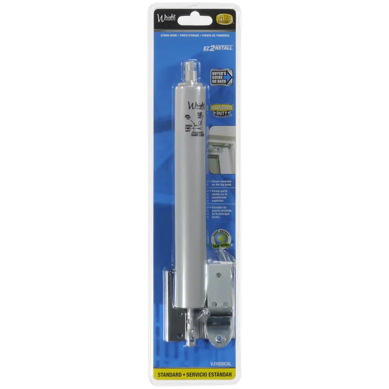 Screen Door Closer, Pneumatic, Aluminum