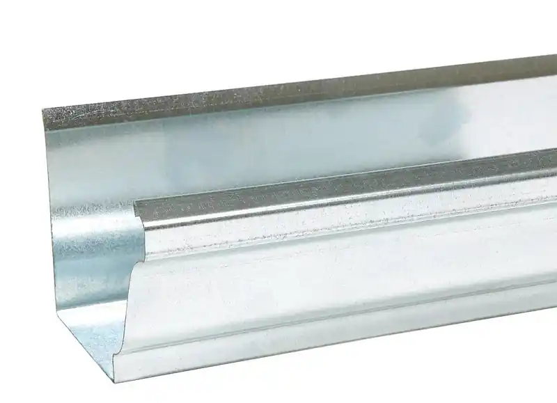 Amerimax 3 In. H X 4 In. W X 10 Ft. L Metallic Galvanized Steel K Gutter