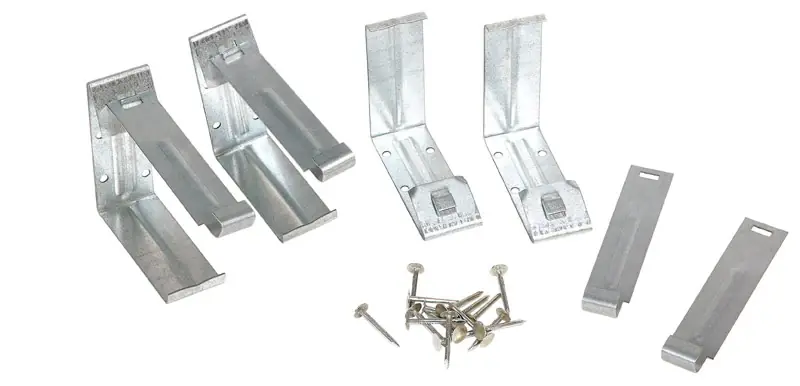 Amerimax 1.5 In. H X 4 In. W X 5.5 In. L Metallic Galvanized Steel K Fascia Bracket