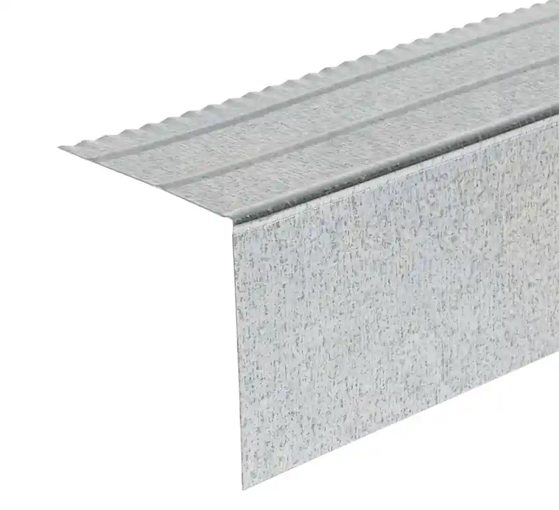 Drip Edge, Mill Finish Galvanized, E4, 2 X 2 In. X 10 Ft.