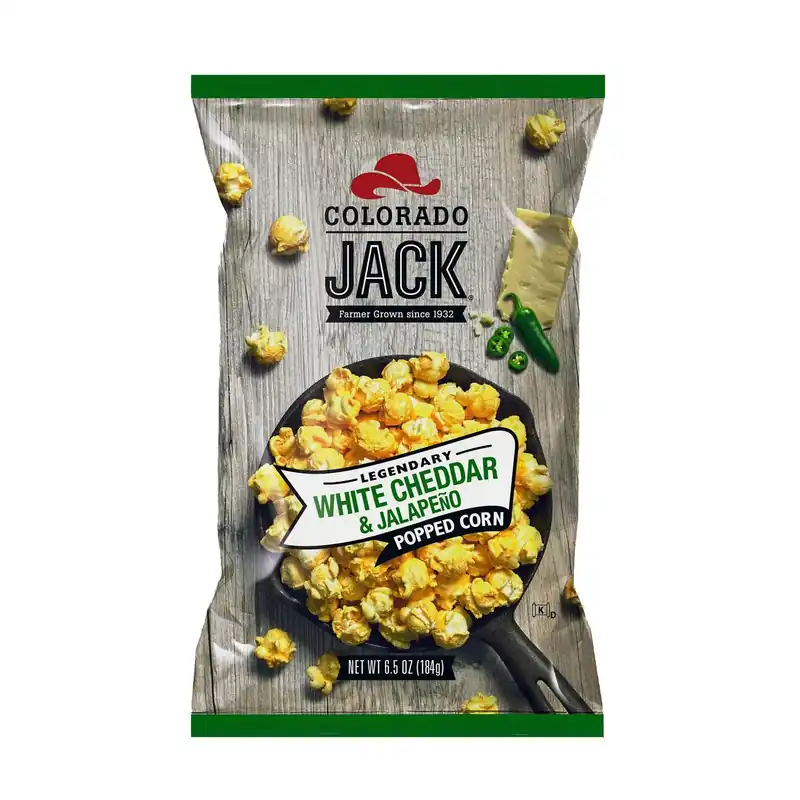 Legendary White Cheddar And Jalapeno Gourmet Popcorn 6.5 Oz Bag