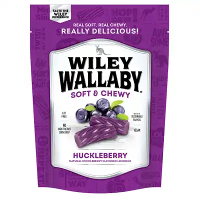 Wiley Wallaby Huckleberry Licorice 10 Oz