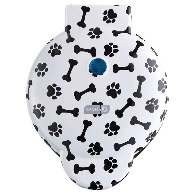 Dash Express White Plastic Nonstick Dog Treat Maker – Easy‑Clean Pet Snack Appliance